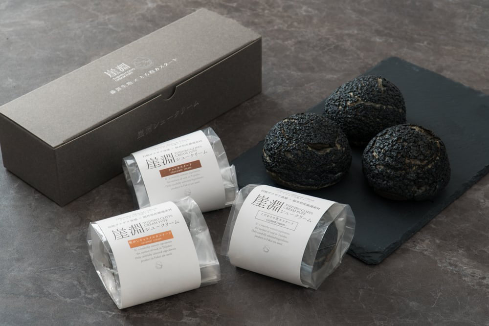【3種アソートボックス】 岩肌食感！崖淵シュークリーム 【東尋坊唯一のご当地スイーツ】